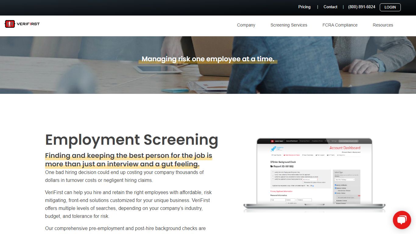 Employment Background Screening | VeriFirst